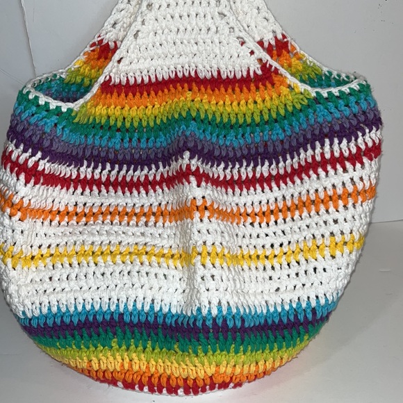 🌈Handmade Crocheted shoulder bag - Picture 6 of 14